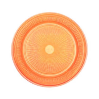 11477 - PRATO REDONDO PARA BOLO LARANJA NEON TRIKTRIK COM 1000