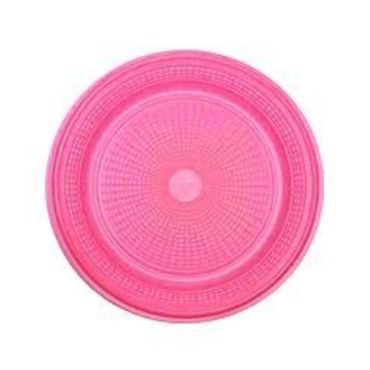 12695 - PRATO REDONDO PARA BOLO PINK TRIKTRIK COM 10