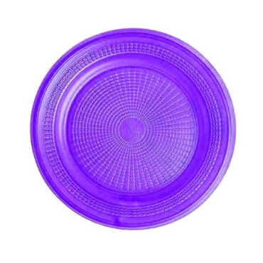 PRATO REDONDO PARA BOLO ROXO TRIKTRIK COM 10 - 12697 