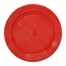   PRATO REDONDO PARA BOLO VERMELHO TRIKTRIK COM 10- 12699