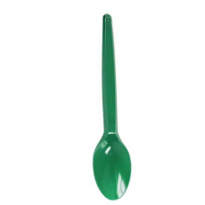  COLHER SOBREMESA VERDE PLASTILÂNIA COM 50 -12607