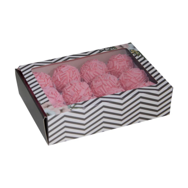 9355 - CAIXA GAVETA FLOWER 12 DOCES IDEIA