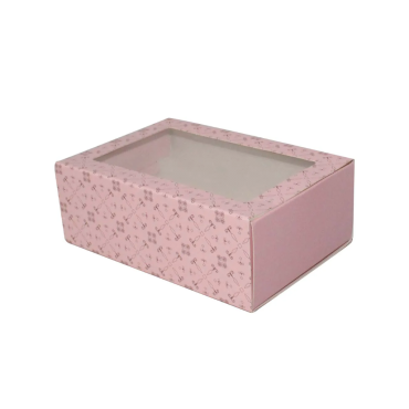 11427 - CAIXA GAVETA ROSA 6 DOCES IDEIA