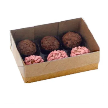 11422 - CAIXA KRAFT 6 DOCES IDEIA