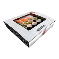  EMPALAGEM PAPEL SUSHI E COMBINADOS WRA B51811 COM 10 -9536 