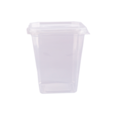 POTE QUADRADO COM TAMPA 350ML PRAFESTA  COM 20 -6607