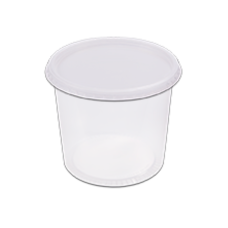 POTE REDONDO COM TAMPA 1500ML PRAFESTA COM 10 - 6604