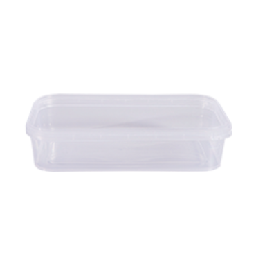 POTE RETANGULAR COM TAMPA E LACRE 350ML PRAFESTA COM 10 -6441 