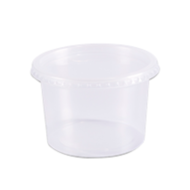 0187- POTE REDONDO COM TAMPA 1000ML PRAFESTA COM 24