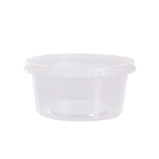 6603- POTE REDONDO COM TAMPA 200ML PRAFESTA COM 24