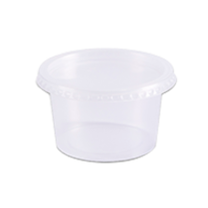 0508 - POTE REDONDO COM TAMPA 250ML PRAFESTA COM 24