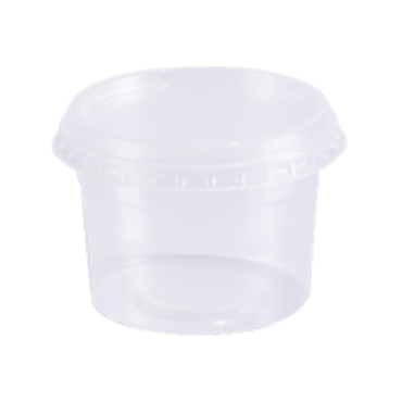 0874- POTE REDONDO COM TAMPA 500ML PRAFESTA COM 24