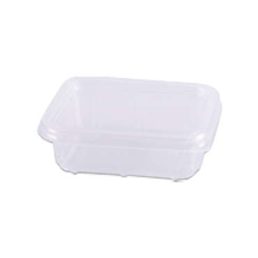 3840- POTE RETANGULAR COM TAMPA 150ML PRAFESTA COM 300