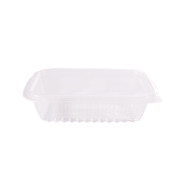 6437- POTE RETANGULAR COM TAMPA 350ML PRAFESTA COM 24
