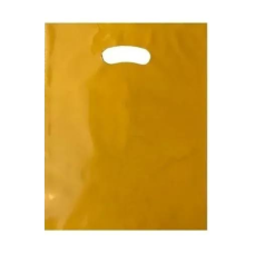 9056 - SACOLA BOCA DE PALHAÇO 30X40CM DOURADA COM 1KG