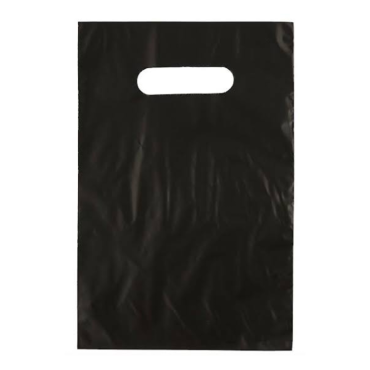 SACOLA BOCA DE PALHAÇO 40X50CM  PRETA COM 1KG - 8575