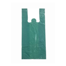 0308 - SACOLA RECICLADA 35X45CM VERDE COM 1KG