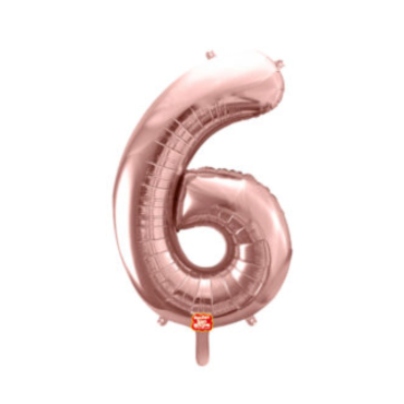 BALÃO METALIZADO 6 16 ROSE GOLD SÃO ROQUE -11915 