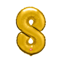 6091 - BALÃO METALIZADO 8 16 DOURADO SÃO ROQUE