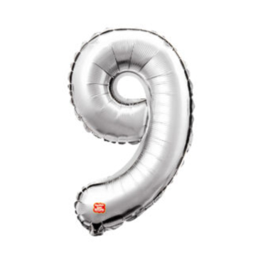 9177 - BALÃO METALIZADO 9 27 PRATA SÃO ROQUE