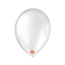 2775 - BALÃO CINTILANTE 9 BRANCO SÃO ROQUE COM 25