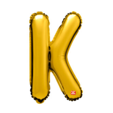 6064 - BALÃO METALIZADO K 16 DOURADO SÃO ROQUE