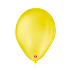  BALÃO LISO 7 AMARELO CITRINO SÃO ROQUE COM 50 -3248 