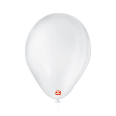 3249 - BALÃO LISO 7 BRANCO POLAR SÃO ROQUE COM 50