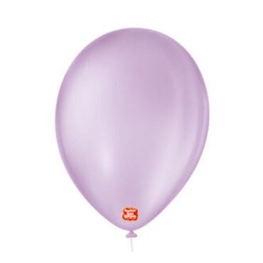3276 - BALÃO LISO 9 LILÁS BABY SÃO ROQUE COM 50