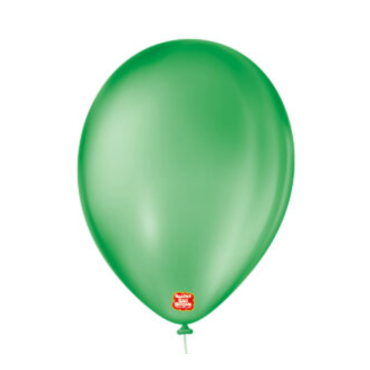  BALÃO LISO 9 VERDE BANDEIRA SÃO ROQUE COM 50 -5656