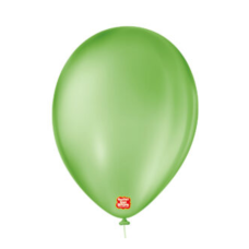 BALÃO LISO 9 VERDE MAÇA SÃO ROQUE COM 50 -3269 