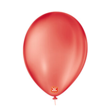 BALÃO LISO 9 VERMELHO QUENTE SÃO ROQUE COM 50 -3264 