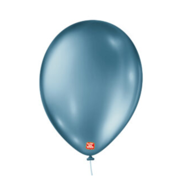 BALÃO METALLIC BALLOONS 9 AZUL SÃO ROQUE COM 25 -6114 BALÃO METALLIC BALLOONS 9 AZUL SÃO ROQUE COM 25 -6114