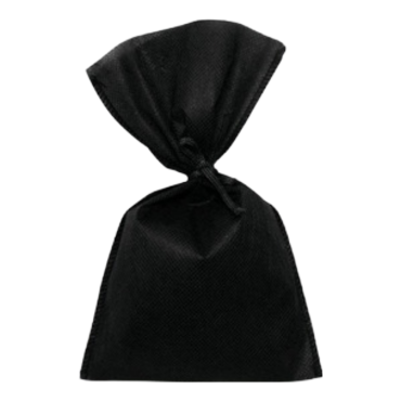 12067 - SACO SURPRESA TNT 13X24CM  PRETO COM 10