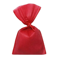 4303 - SACO SURPRESA TNT 13X24CM  VERMELHO COM 10