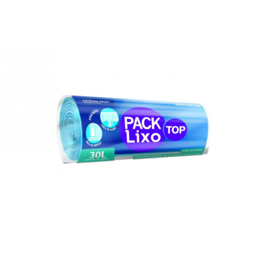 SACOS PARA LIXO 30L AZUL EXTRUSA C/25 - 9249 