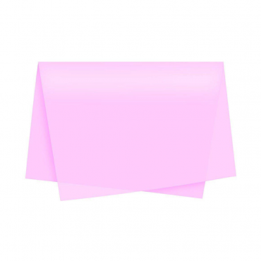 10095 - PAPEL SEDA 4,9X6,9CM ROSA COM 3