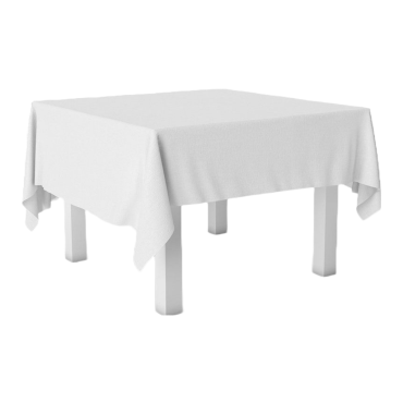 0877 - TOALHA TNT 70X70CM BRANCO COM 5